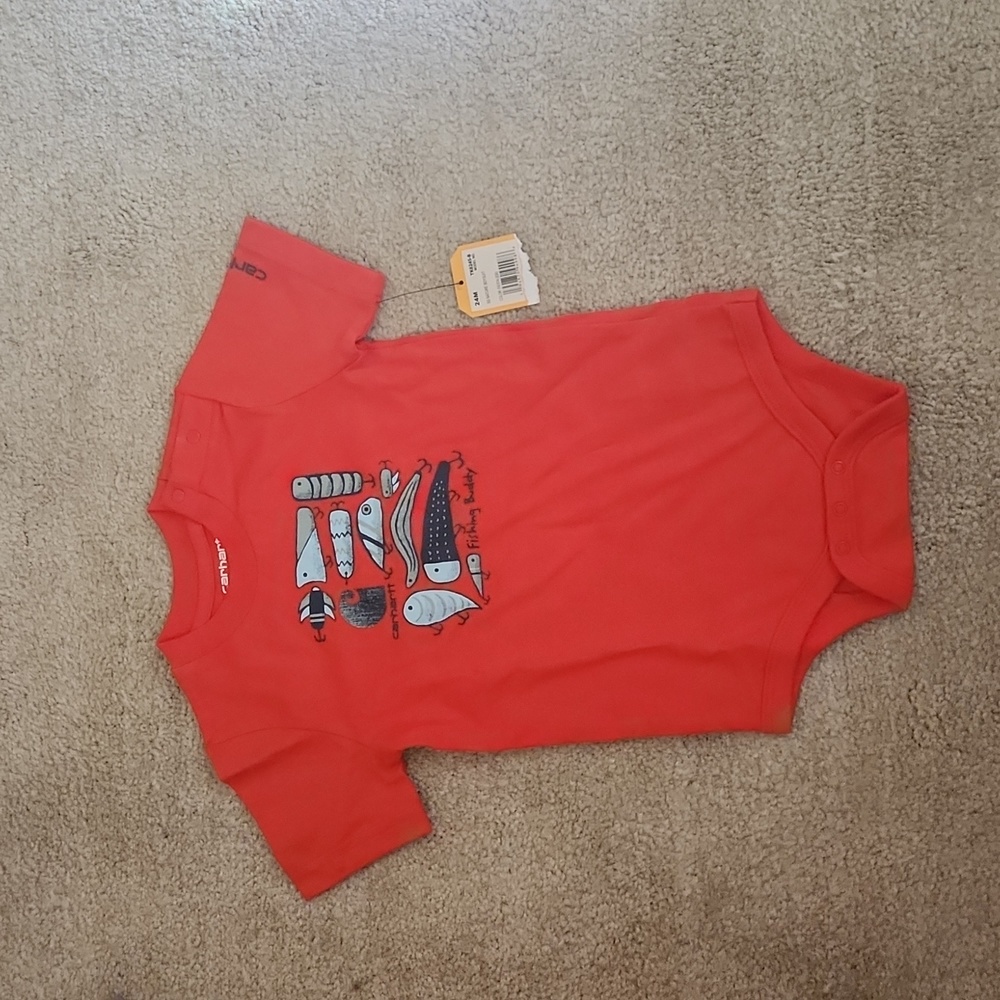 Carhartt 24M short sleeve onesie